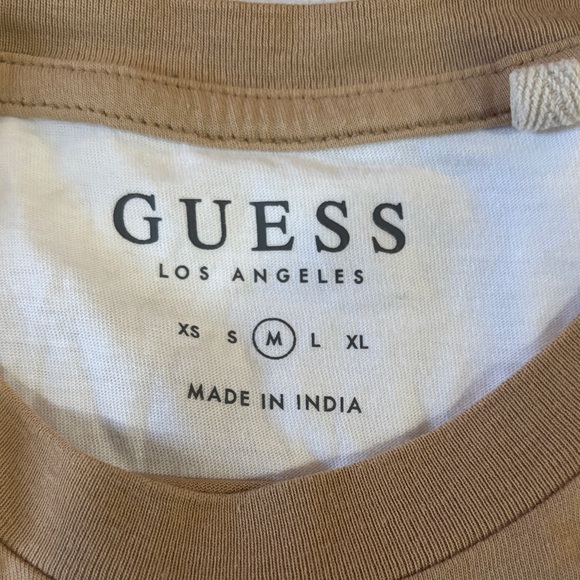 Guess Two-Tone Tan and White Sweatshirt - Picture 2 of 2